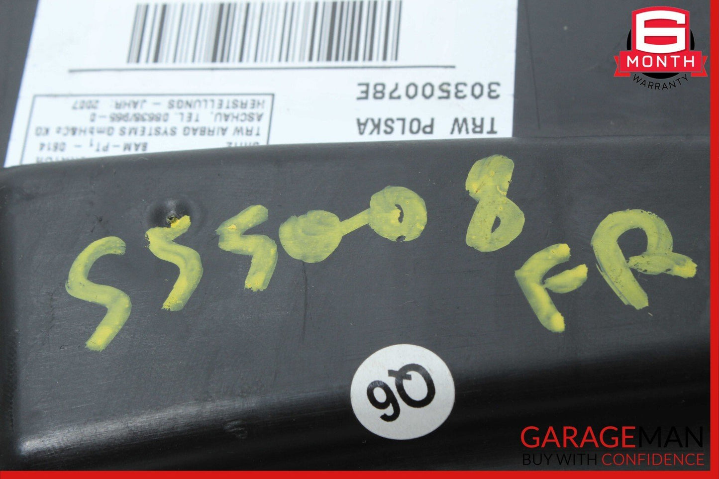 06-14 Mercedes ML450 GL450 R500 CL500 Front Right Side Seat SRS Airbag Air Bag