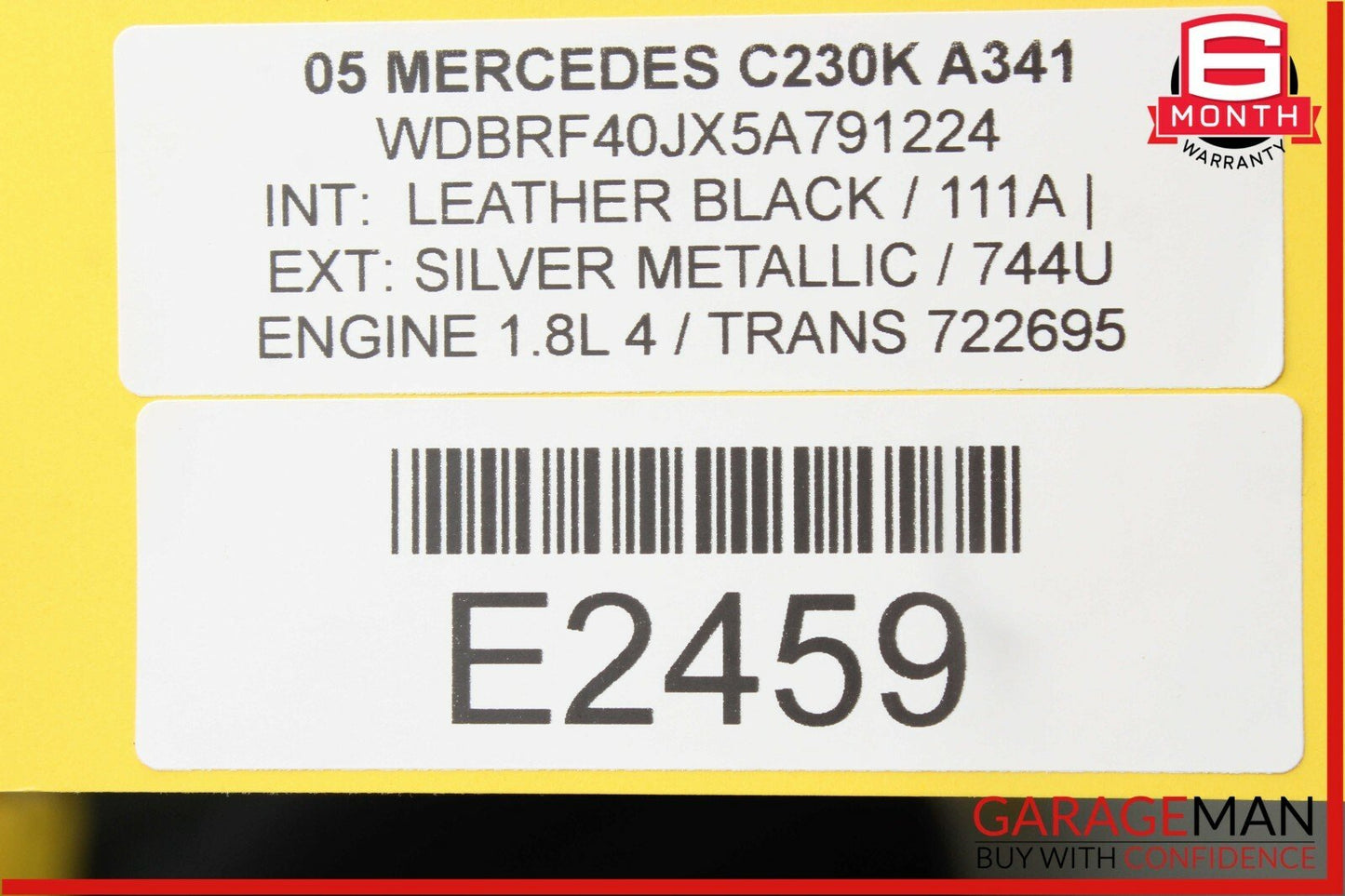 05-07 Mercedes W203 C230 C320 Radio Stereo Audio CD Player Head Unit AM FM OEM