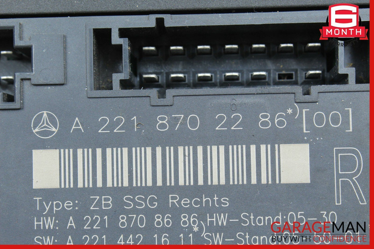 07-09 Mercedes W221 S550 Front Right Passenger Side Under Seat Control Module