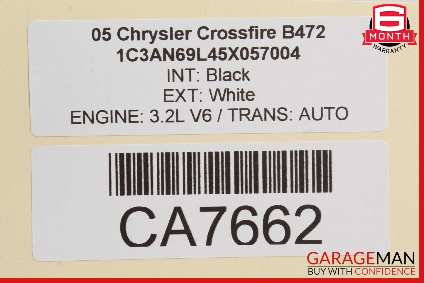 97-08 Chrysler Crossfire CLK320 Front Right Side Upper Control Arm OEM