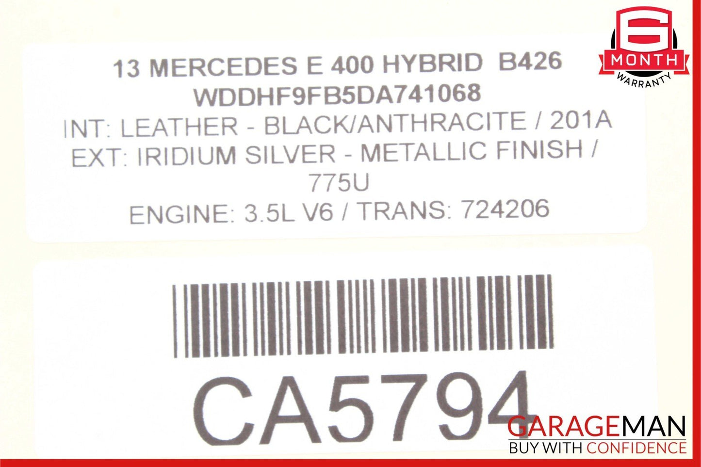 13-14 Mercedes W212 E400 Hybrid Front Right SAM Relay Fuse Box 2129060117 OEM