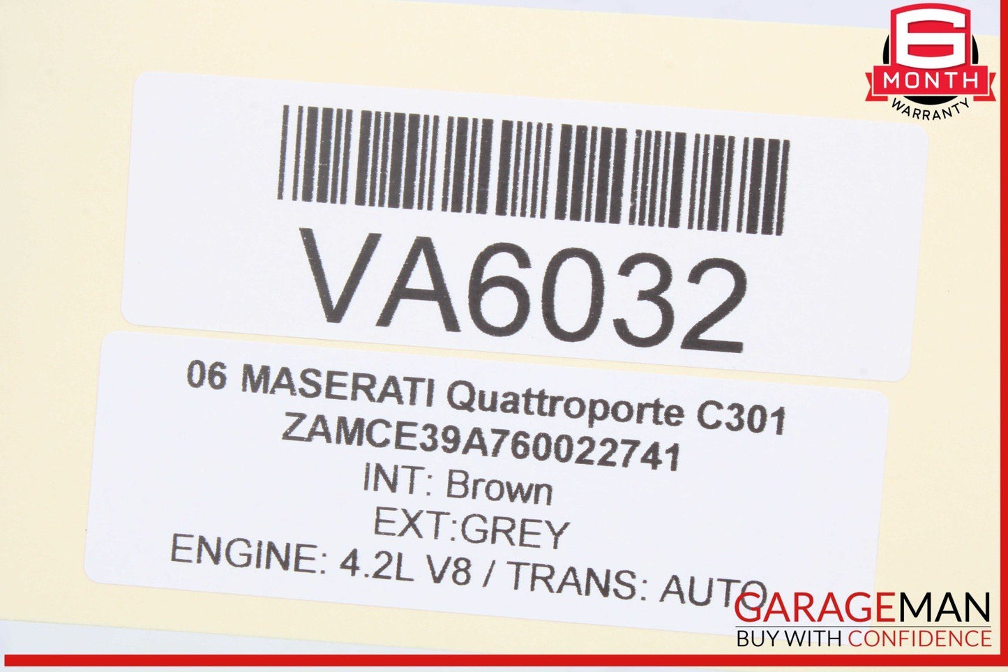 03-10 Maserati Quattroporte M139 Tow Alarm Control Overhead Console Switch OEM