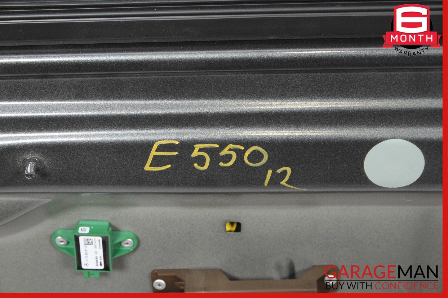 10-17 Mercedes W207 E550 Front Right Side Exterior Door Shell Panel Graphite
