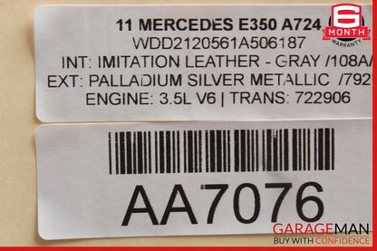 10-18 Mercedes CLS400 E350 E400 Rear SAM Fuse Box Module Relay Assembly OEM