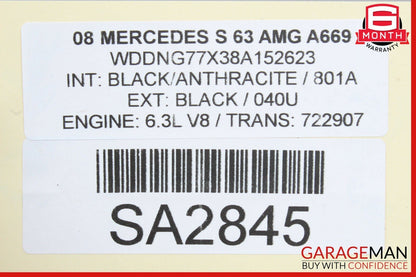 07-14 Mercedes W216 CL550 S63 AMG Front Left Door Lock Latch Actuator OEM