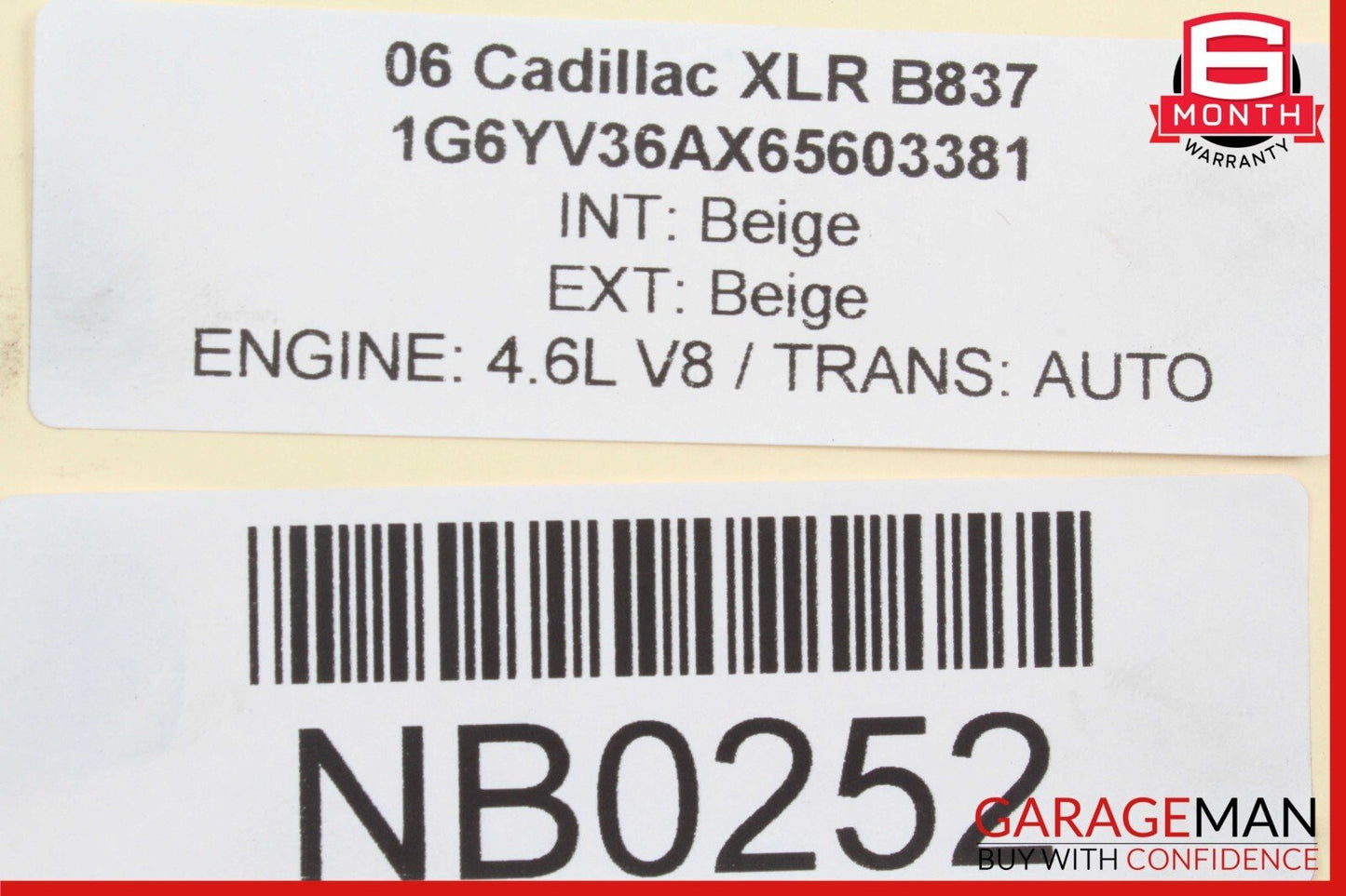 2006 Cadillac XLR 4.6L V8 Automatic Transmission Wire Harness 10367813 OEM