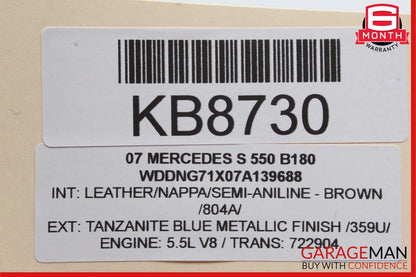 07-13 Mercedes W221 S550 CL550 Front Right Dash AC A/C Air Vent Trim Grill OEM