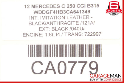 12-15 Mercedes W204 C250 SLK250 Engine Motor Valve Cover 2710161406 OEM