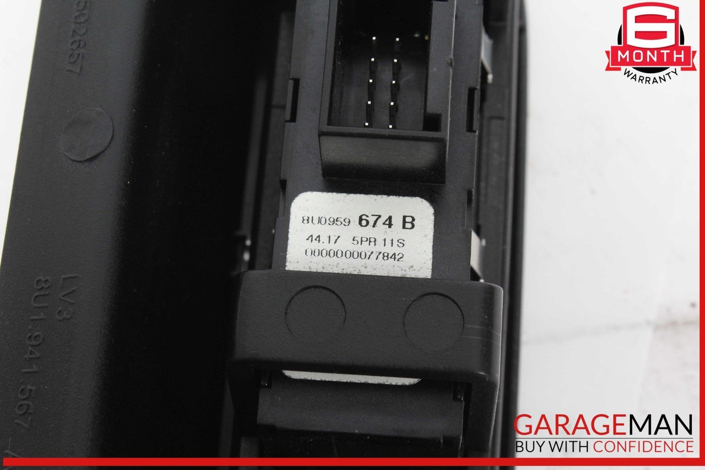 15-18 Audi Q3 Center Dashboard Bezel Park Assist Hill Descent Control Switch OEM