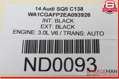 14-17 Audi SQ5 Front Left Driver Side Window Regulator Motor 8K0959801B OEM