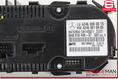 14-19 Mercedes W117 CLA250 CLA200 A/C AC Heater Climate Control Module OEM