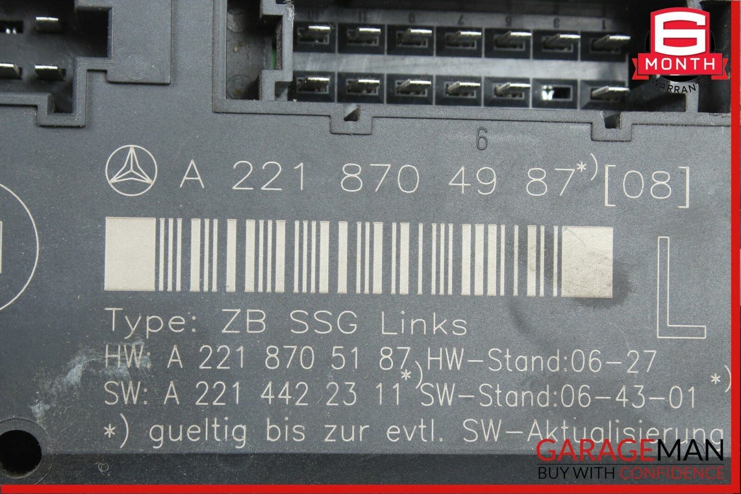 07-13 Mercedes W221 S63 AMG S550 Front Left Under Seat Controller Module