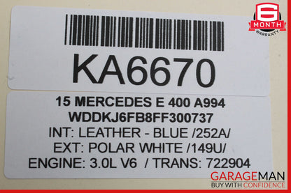 10-17 Mercedes W207 E400 Roof Sun Shade Screen Roller Blind Motor OEM