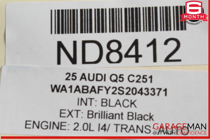 18-25 Audi Q5 SQ5 Rear Stabilizer Anti Roll Sway Bar Assembly 80A511305 OEM