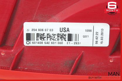 12-14 Mercedes W204 C250 Rear Right Passenger Side Taillight Tail Light Lamp