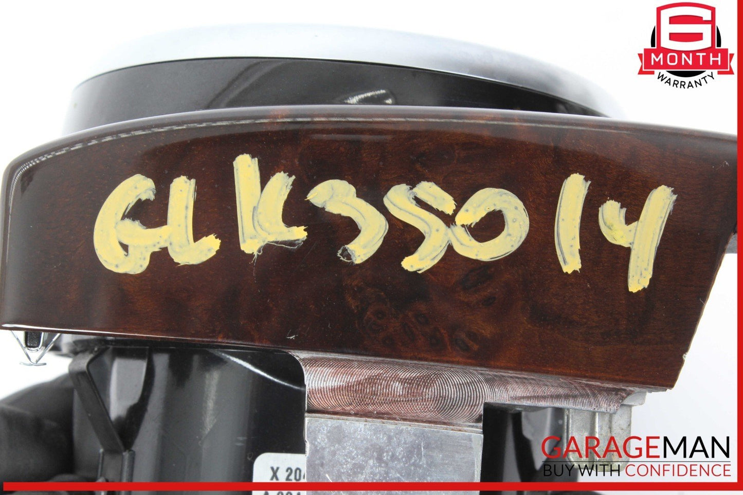 13-15 Mercedes X204 GLK350 Front Left Side Dash AC A/C Air Vent w/ Wood Trim OEM