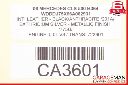 03-11 Mercedes W219 CLS500 E350 RWD Front Right Side Lower Wishbone Control Arm
