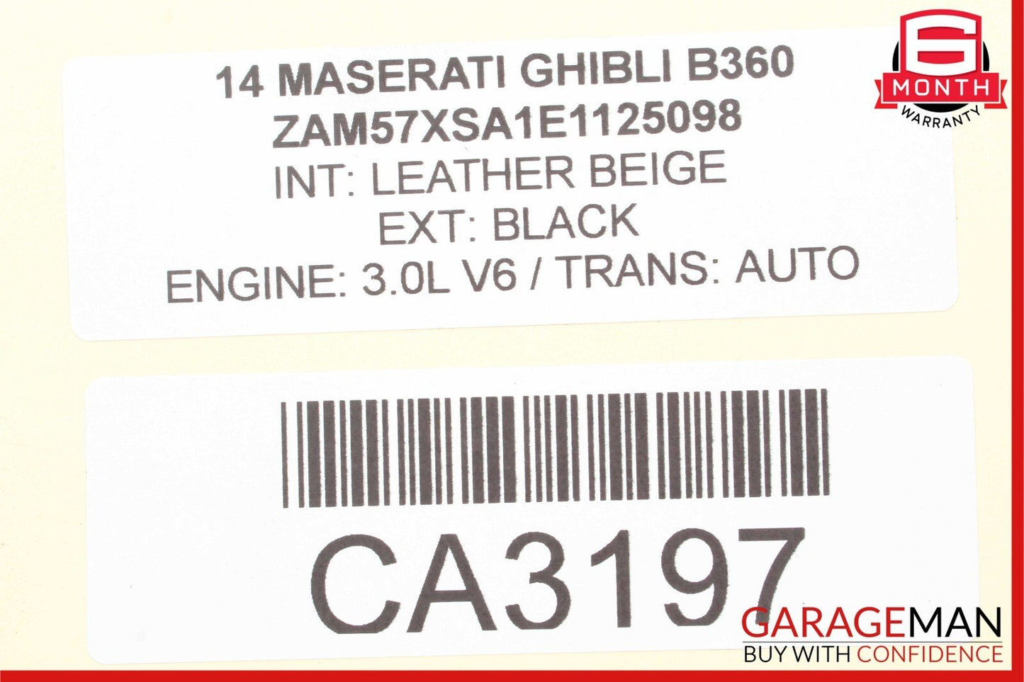 14-17 Maserati Ghibli Rear Left Driver Side Exhaust System Muffler Tips