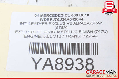 00-06 Mercedes W215 CL600 CL55 AMG Front Right Reinforcement Bracket  OEM