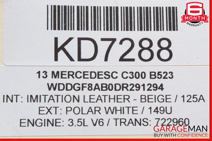 08-14 Mercedes W204 C250 C350 Front Left Side Door Control Module 2129003914 OEM