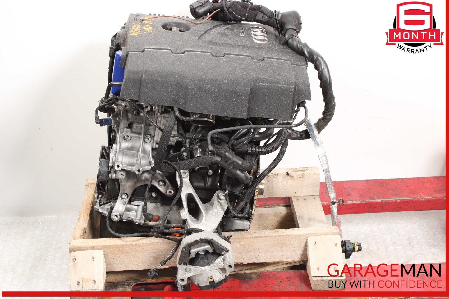 12-15 Audi A6 2.0L Complete Engine Motor Block Assembly OEM 128k