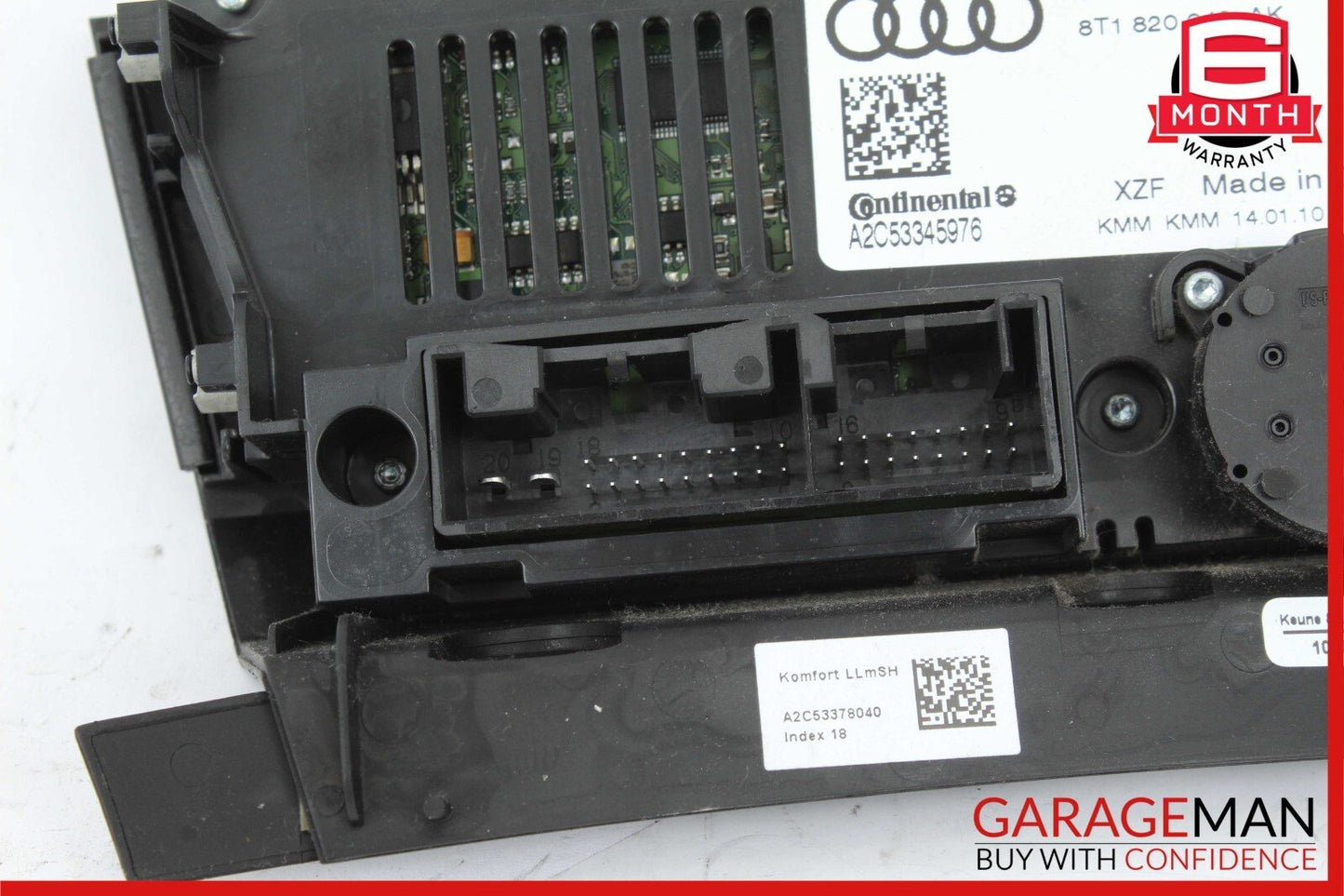 08-14 Audi Q5 A5 Front A/C AC Climate Control Switch Panel Assembly OEM