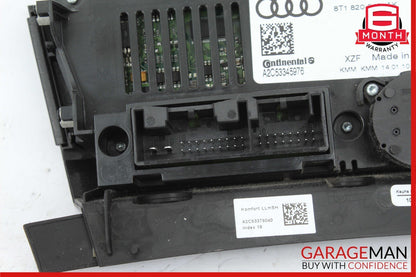 08-14 Audi Q5 A5 Front A/C AC Climate Control Switch Panel Assembly OEM