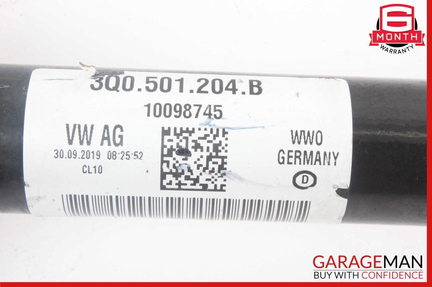 18-23 Audi Q3 Rear Right Side Axle Shaft Halfshaft 3Q0501204B OEM
