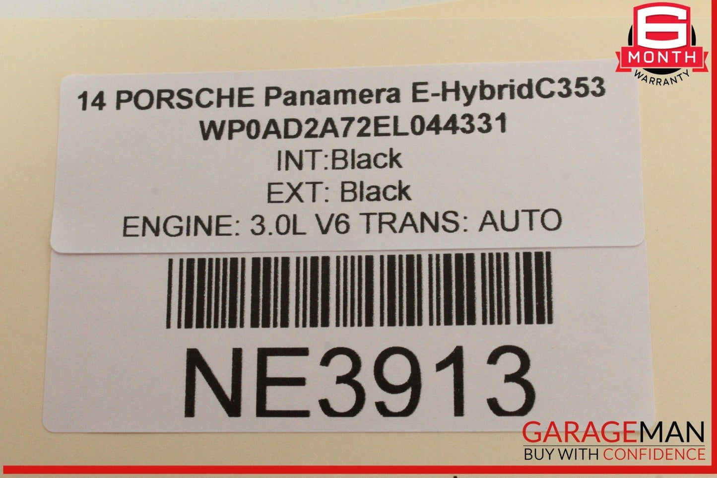 14-15 Porsche Panamera 970 E-Hybrid Battery Power Voltage Charger Module OEM