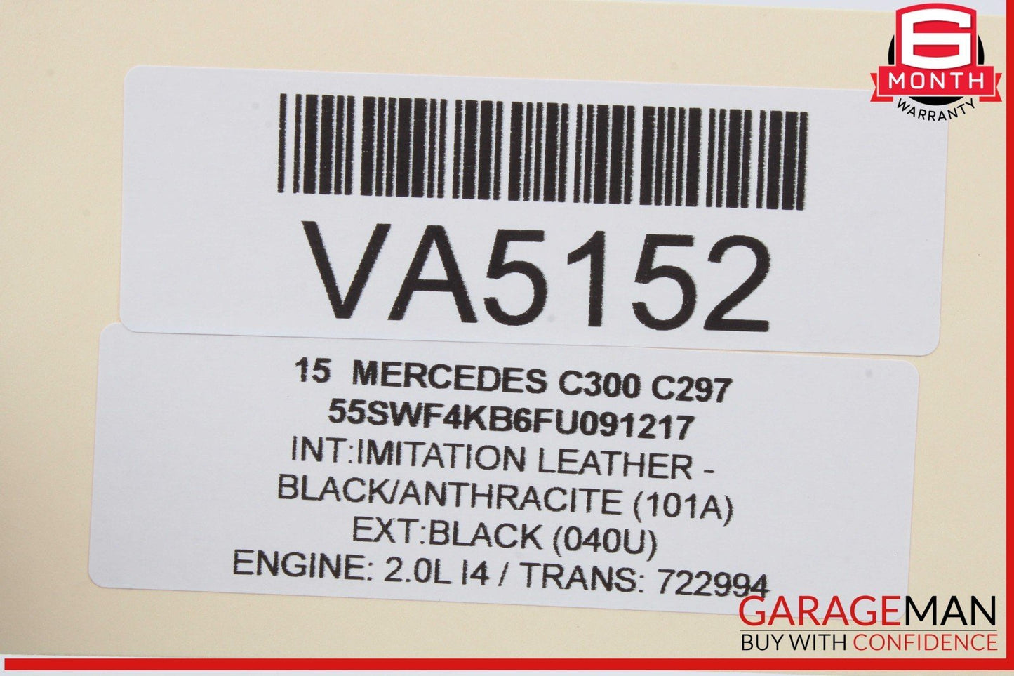15-23 Mercedes W205 C300 C400 Front Right Side Door Control Module Unit OEM