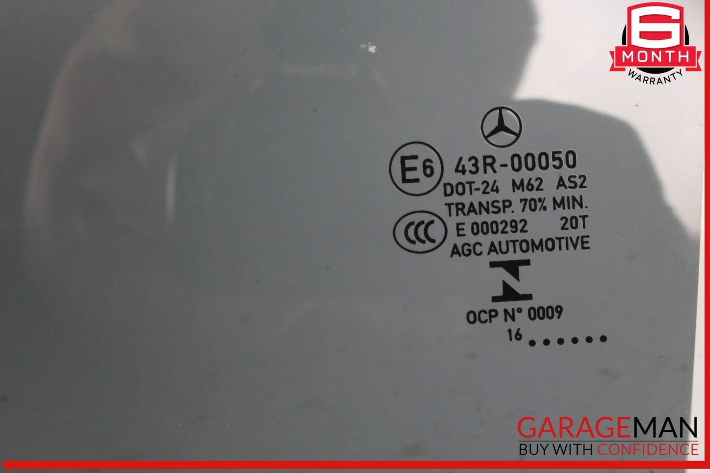 14-18 Mercedes W117 CLA250 Rear Left Driver Side Door Window Glass OEM