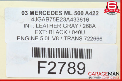 98-05 Mercedes W163 ML350 ML500 Rear Right Passenger Side Lower Control Arm OEM