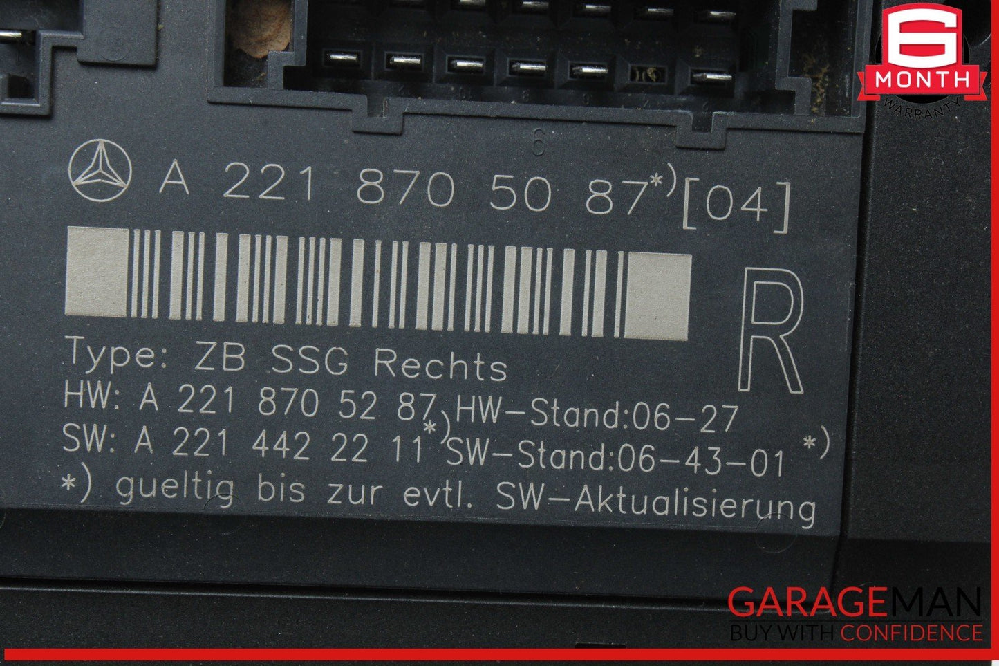 Seat Airscarf Control Module Unit