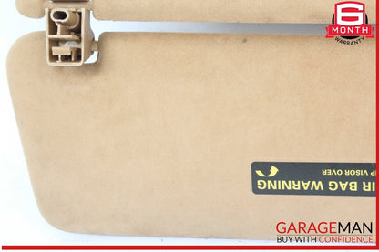 03-10 Porsche Cayenne 955 957 Front Left Side Sunvisor Sun Visor Shade OEM