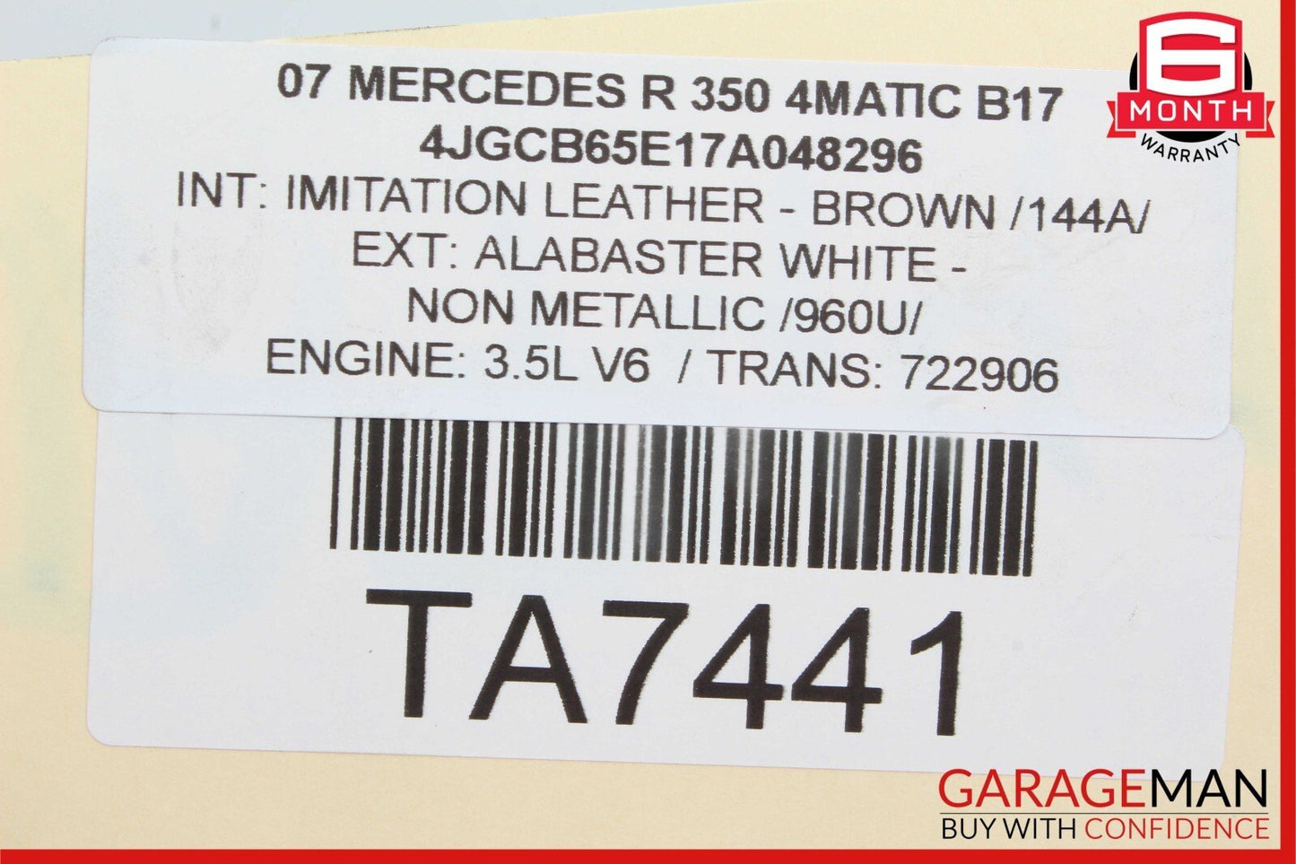 06-13 Mercedes W251 R350 Front Left Side Suspension Upper Control Arm