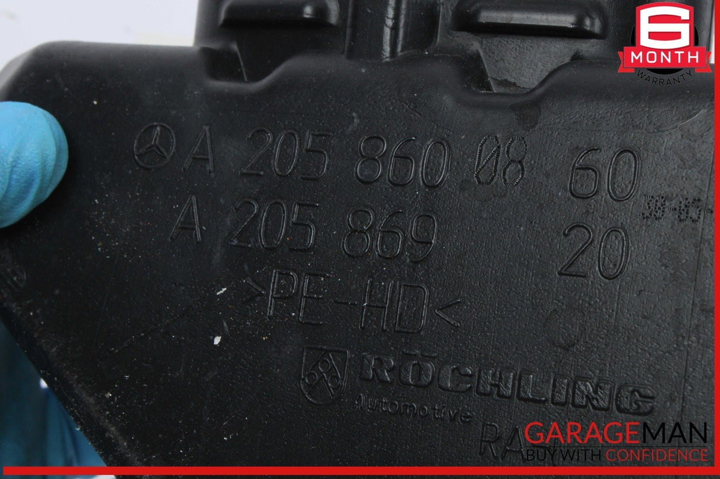 19-23 Mercedes W205 C300 Head Light Windshield Washer Bottle Tank 2058600860 OEM