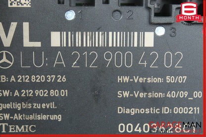 08-15 Mercedes W204 C250 C350 Front Left Driver Side Door Controller Module Unit