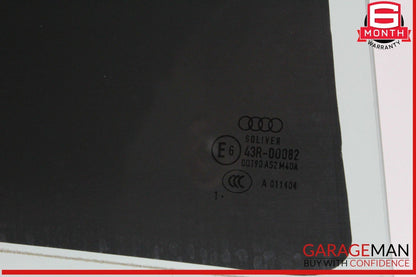 12-18 Audi A6 S6 Rear Right Passenger Side Door Window Glass OEM