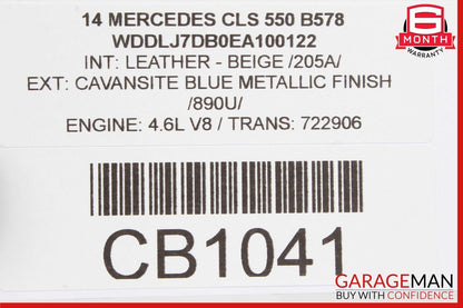 12-18 Mercedes W218 CLS550 CLS400 RWD Front Left Driver Lower Control Arm OEM