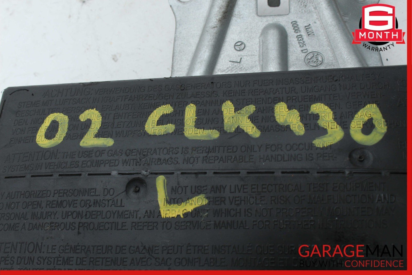 97-03 Mercedes W208 CLK430 CLK320 Front Left Door Airbag Air Bag Module Unit