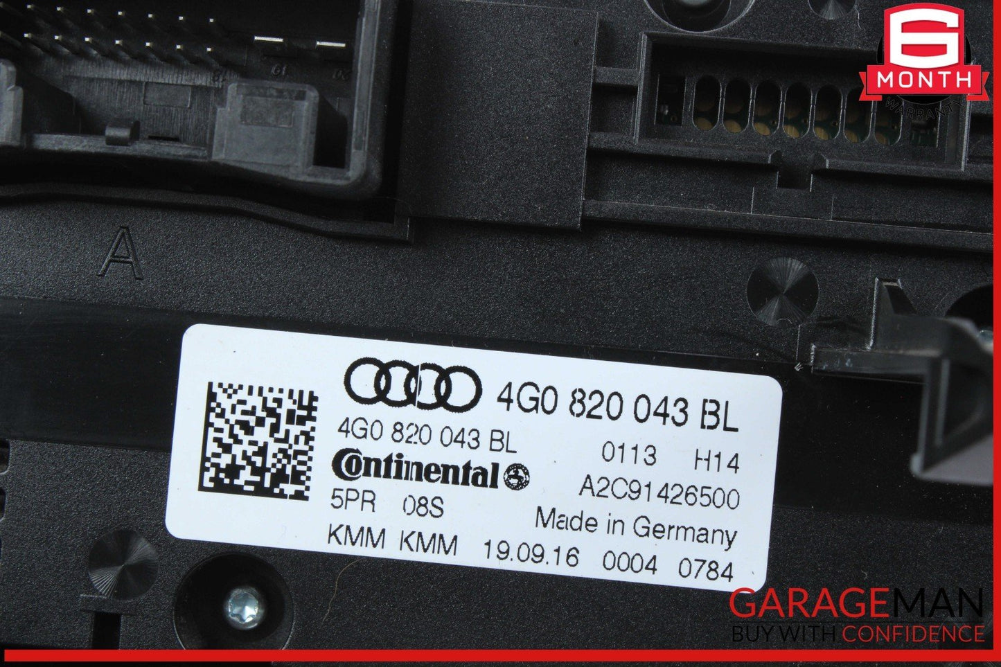 12-18 Audi A6 A7 Front AC Air Conditioning Temperature Climate Control Panel OEM