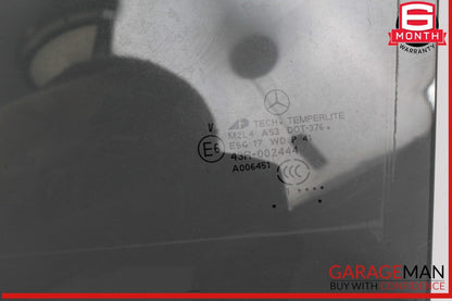 07-12 Mercedes X164 GL450 GL550 Rear Left Driver Side Window Glass OEM