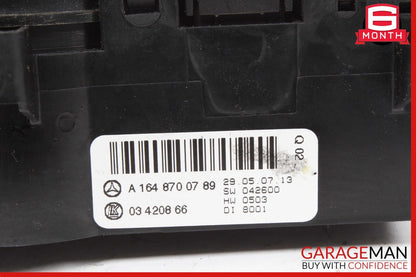06-13 Mercedes X164 GL450 ML450 Rear A/C Heater Climate Control Switch OEM