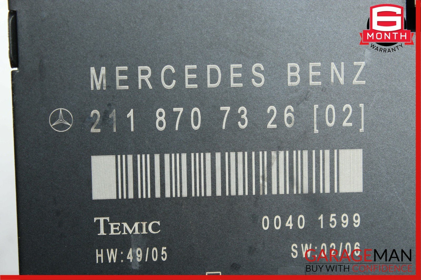 03-09 Mercedes W211 E320 E350 E63 AMG Front Left Side Door Controller Module