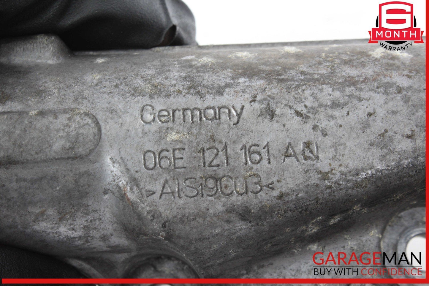 10-16 Audi S4 Engine Coolant Flange Housing 06E121161AN OEM