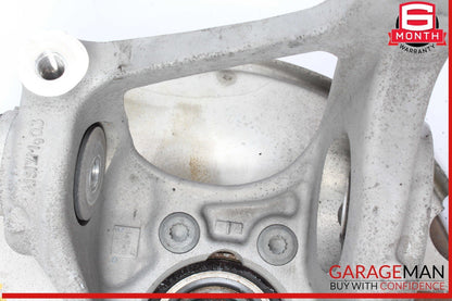 09-18 Audi A6 SQ5 A7 Rear Right Side Spindle Knuckle Wheel Hub w/ Rotor Disc OEM