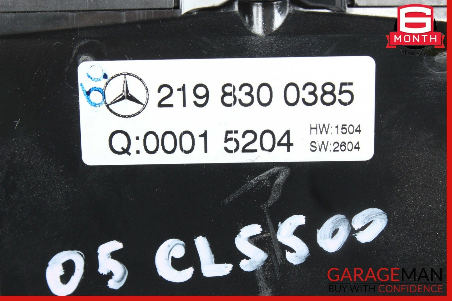06-11 Mercedes CLS350 CLS500 A/C AC Heater Temperature Climate Control Switch