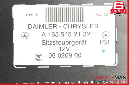 98-05 Mercedes W163 ML320 ML500 Front Left or Right Side Seat Control Module OEM