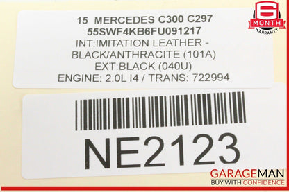 15-18 Mercedes W205 C300 Rear Right Side CV Axle Half Shaft 2053503102 OEM