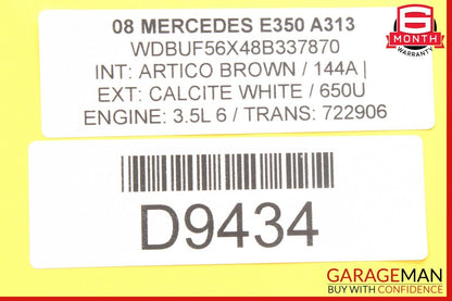 06-12 Mercedes W211 E350 SL550 CLS550 TPMS Tire Pressure Control 1645403762 OEM